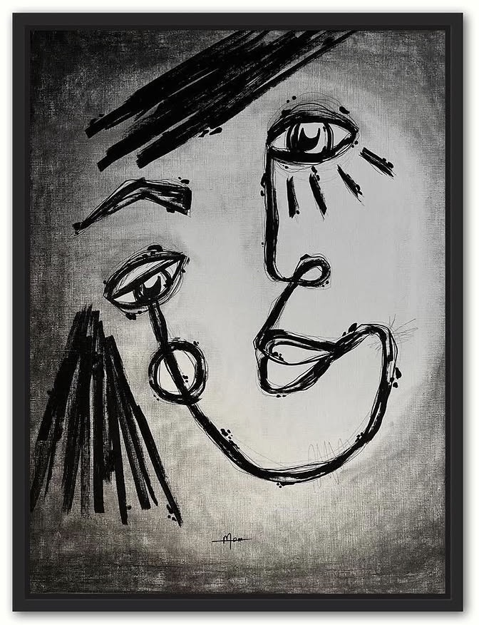 Nouvelle oeuvre sur papier de L'oeil de Momo